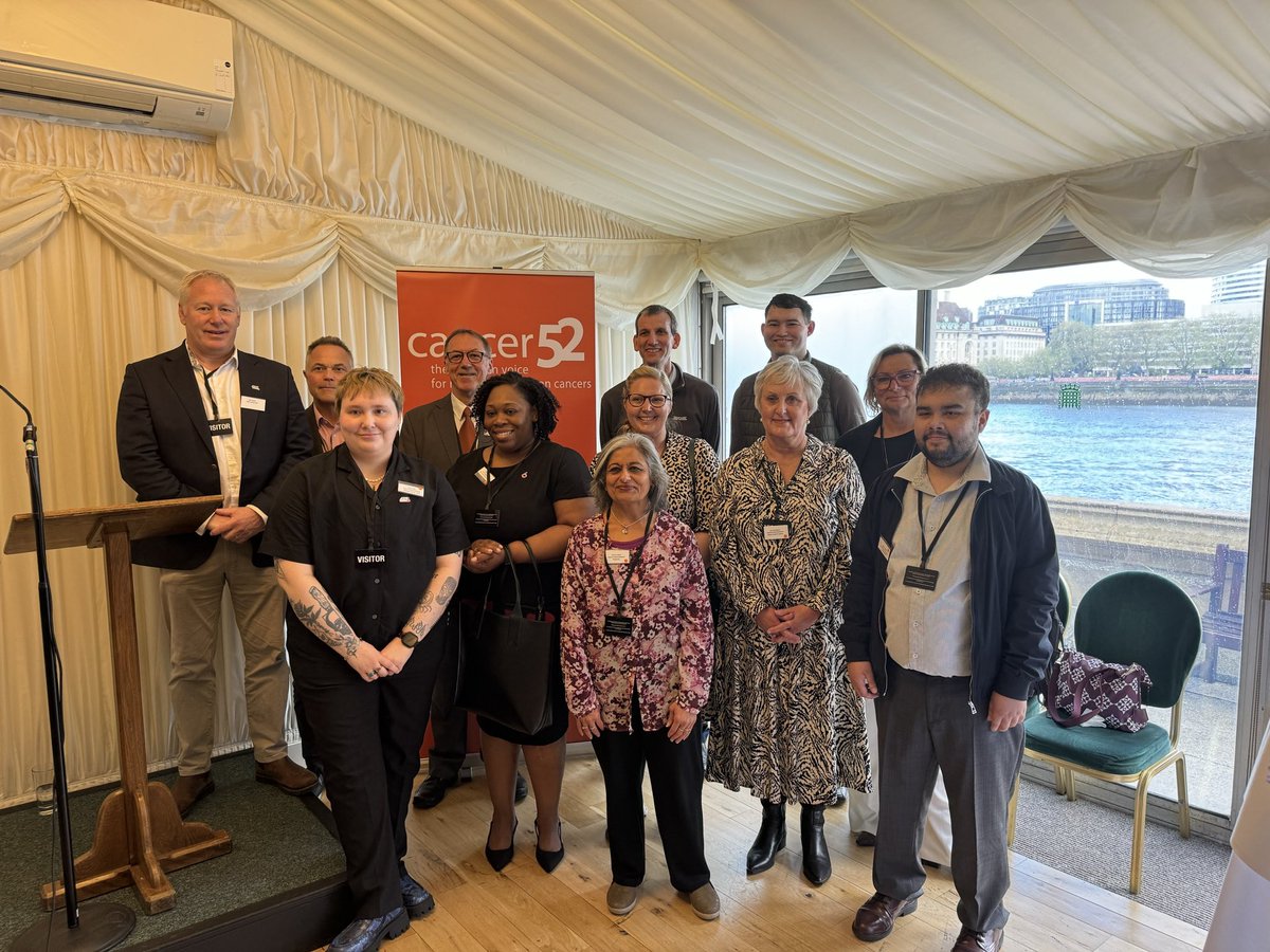 BarbVFountain's tweet photo. Honoured to have been invited as a patients and charity representative at @Cancer52org  Manifesto launch for rare and less common cancers at the House of Parliament today! 

Together, we're advocating to reduce deaths, address health inequalities, and improve early diagnosis. https://t.co/t5IdIkfpsG