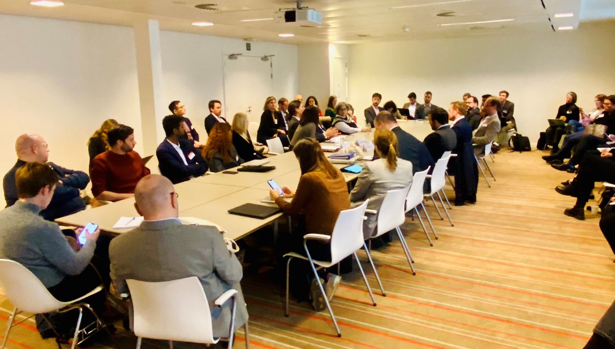 IndraCompany's tweet photo. Jorge Maestre, head of Cyber Defence strategy and business development at Indra has participated today in a round table organised in Brussels on how #AI harnesses innovation in the cyber battlefield #POLITICOTechAI @POLITICOEurope https://t.co/cXqVK7Wu4C