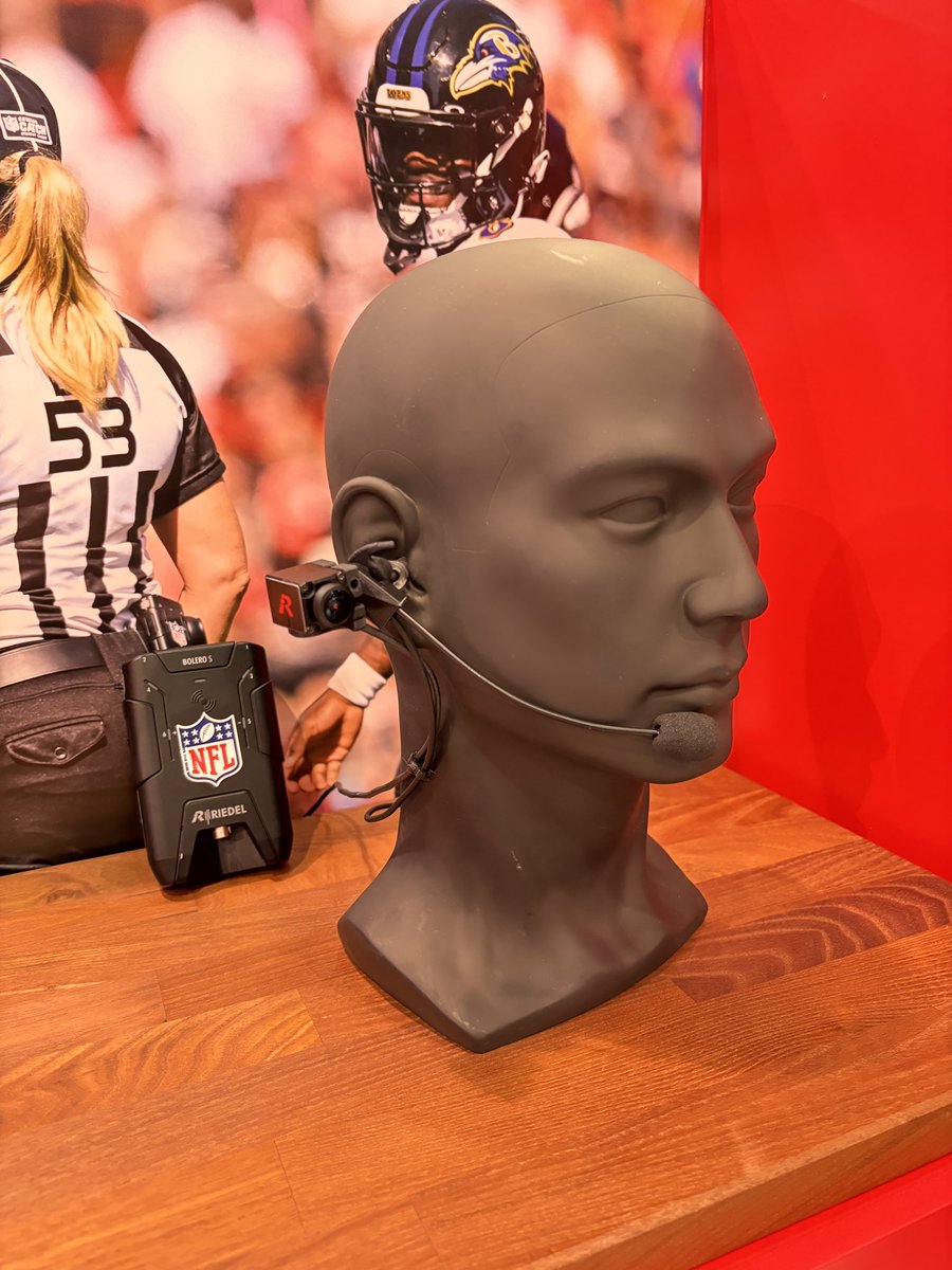 Are you ready for some football? RIEDEL Communications sure is. Check out the awesome new Ref Cam at #NAB2024. #SCNmag