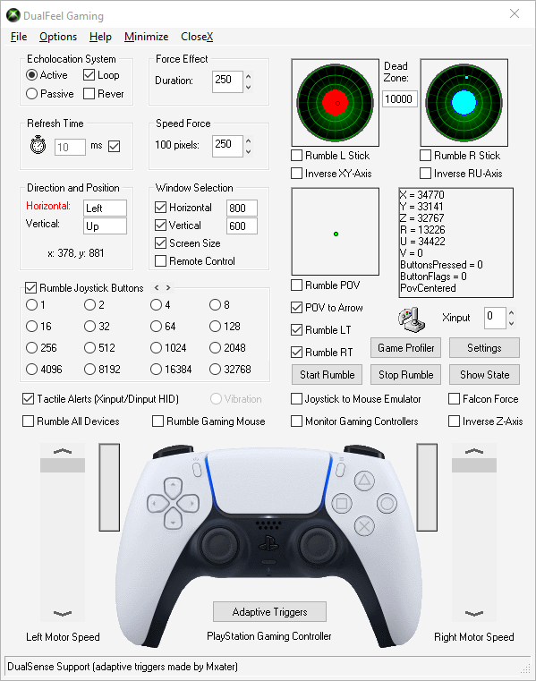 iFeelPixel's tweet photo. We are excited to announce you the release of iFeelPixel version 4.0.4 for Windows 11/10/8/7. Support for 4K UHD screens (3840 * 2160) and can modify the display scaling in Windows Themes. DualSense Support for adaptive triggers made by Mxater. #Haptic https://t.co/7qGIKbSCme https://t.co/S6XxWaK8tq