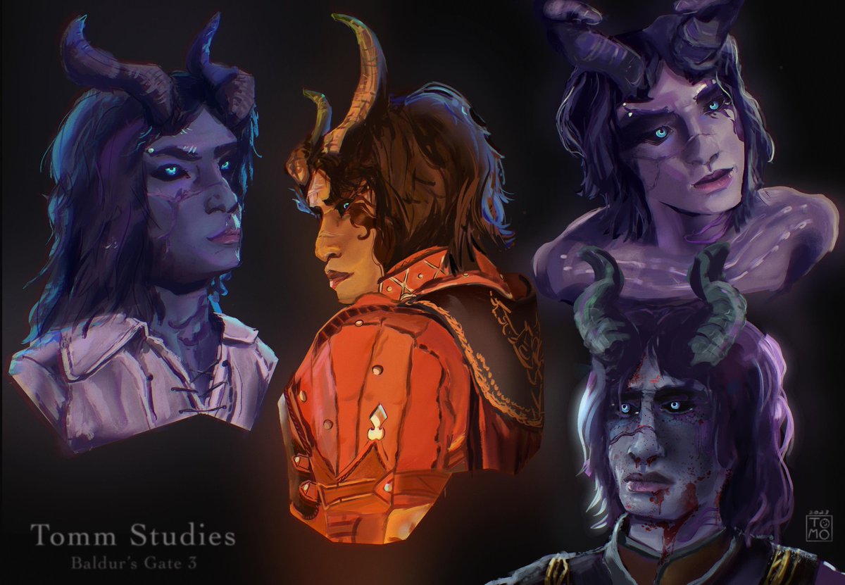 KTOMOART's tweet photo. @JoelCHoltzman Thank you for the art share! Here is some of my work ^^ big fan of drawing fantasy and characters, and I'm hoping to work in viz dev or draw other people's character in the future! 
https://t.co/1yO7uMRLxU https://t.co/d9m1vXwwwv