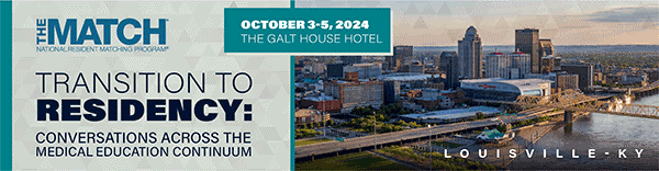 Do you have a unique idea to improve the transition to residency? We want to hear it! Submit your proposal abstract today for the #NRMPconference in Louisville on October 3 - 5, 2024! ow.ly/VvyW50Rh34w #MedEd #GME #NRMP