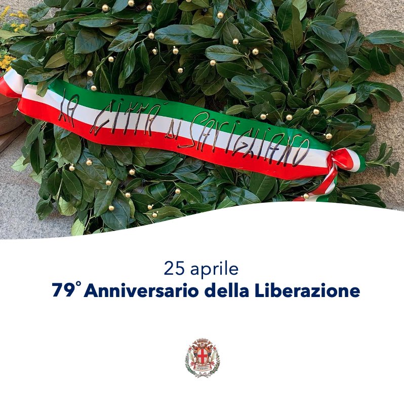 🔴Savigliano torna a celebrare il 25 aprile, 79° anniversario della #Liberazione dell’Italia dal nazi-fascismo. 

comune.savigliano.cn.it/servizi/notizi…
.
.
.
#savigliano #vivosavigliano #25aprile #festadellaliberazione