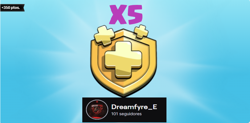Sorteo de 5 pases de oro via ID o Paypal.
Requisitos
*Dar RT 
*Mencionar 2 amigos
*Y seguir a twitch.tv/dreamfyre_e
Termina en 5 dias, mucha suerte