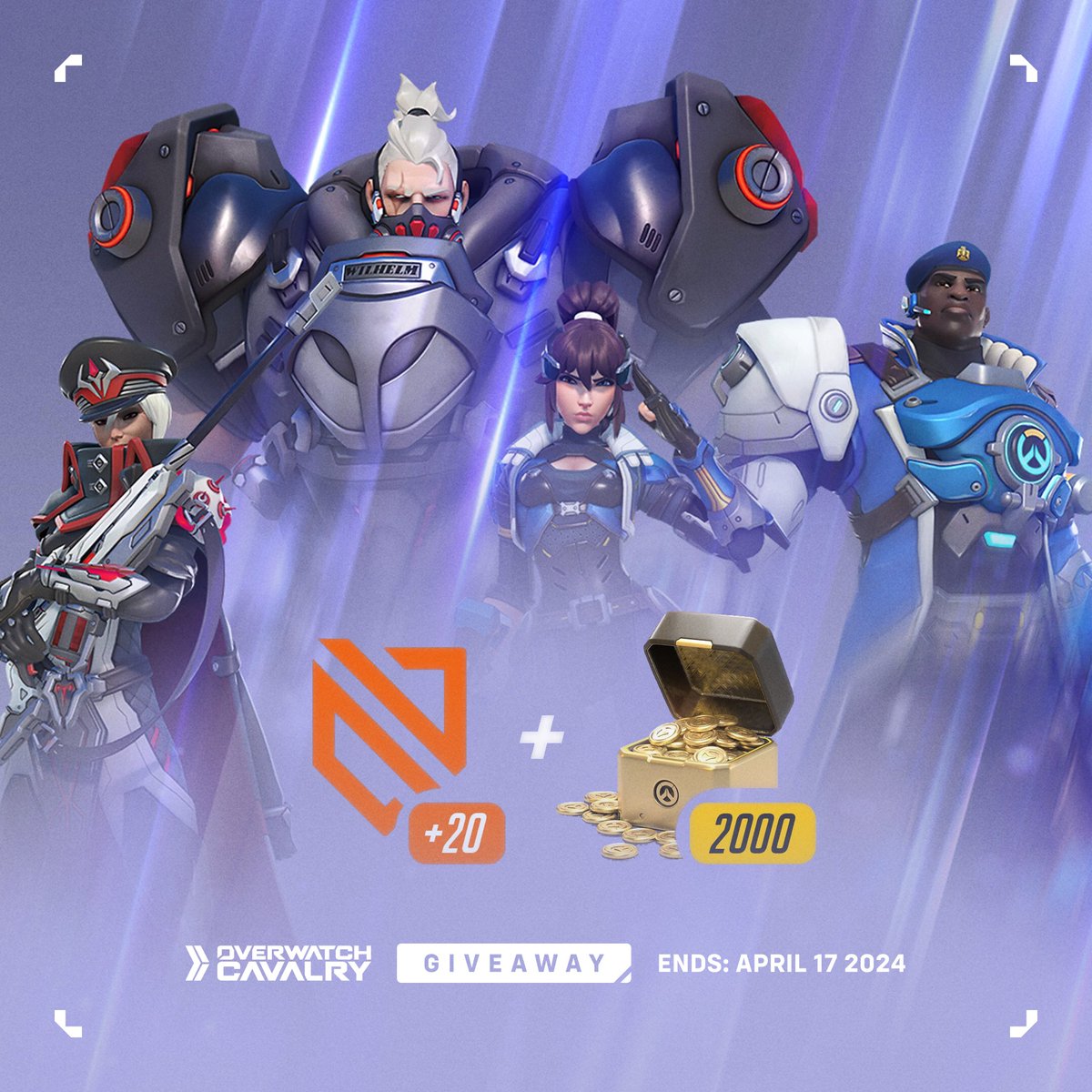Overwatch Cavalry (@owcavalry) on Twitter photo 🪞 Ultimate Bundle Giveaway 🪞
Get the #Overwatch2 Battle Pass, Bonus Skins, Tier Skips and Coins!
👤 Follow <a href="/OWCavalry/">Overwatch Cavalry</a>
🔁 Retweet this post
💬 Reply with your favorite skin
💥 Ends in 24 Hours! 🪞 Ultimate Bundle Giveaway 🪞
Get the #Overwatch2 Battle Pass, Bonus Skins, Tier Skips and Coins!
👤 Follow <a href="/OWCavalry/">Overwatch Cavalry</a>
🔁 Retweet this post
💬 Reply with your favorite skin
💥 Ends in 24 Hours!
