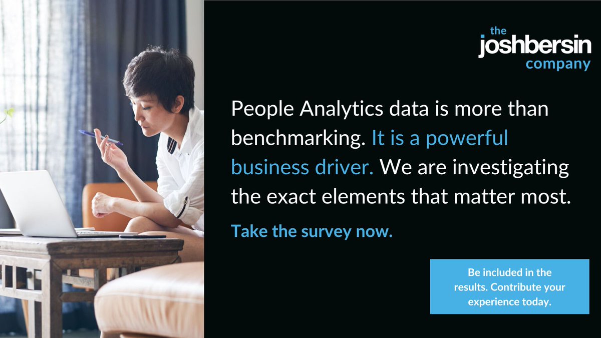 Do more than benchmark data with people analytics. Use it to drive outcomes. The research team is working to uncover key principles of talent sourcing, business redesign, transformation, and growth with advanced analysis. Share your experience. hubs.ly/Q02sYbz60