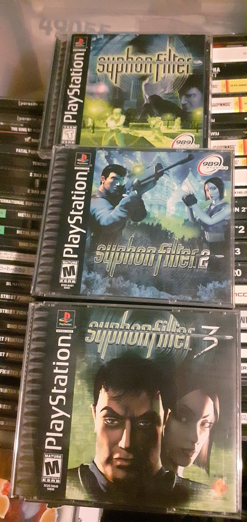 Been some time since I posted and another hint to a a retro playthrough.....could it all be three!? Stay tuned and find out! #SyphonFilter #PlayStation #retrogaming #PS1 #PlayStation1 #backintheday #gamingbackintheday