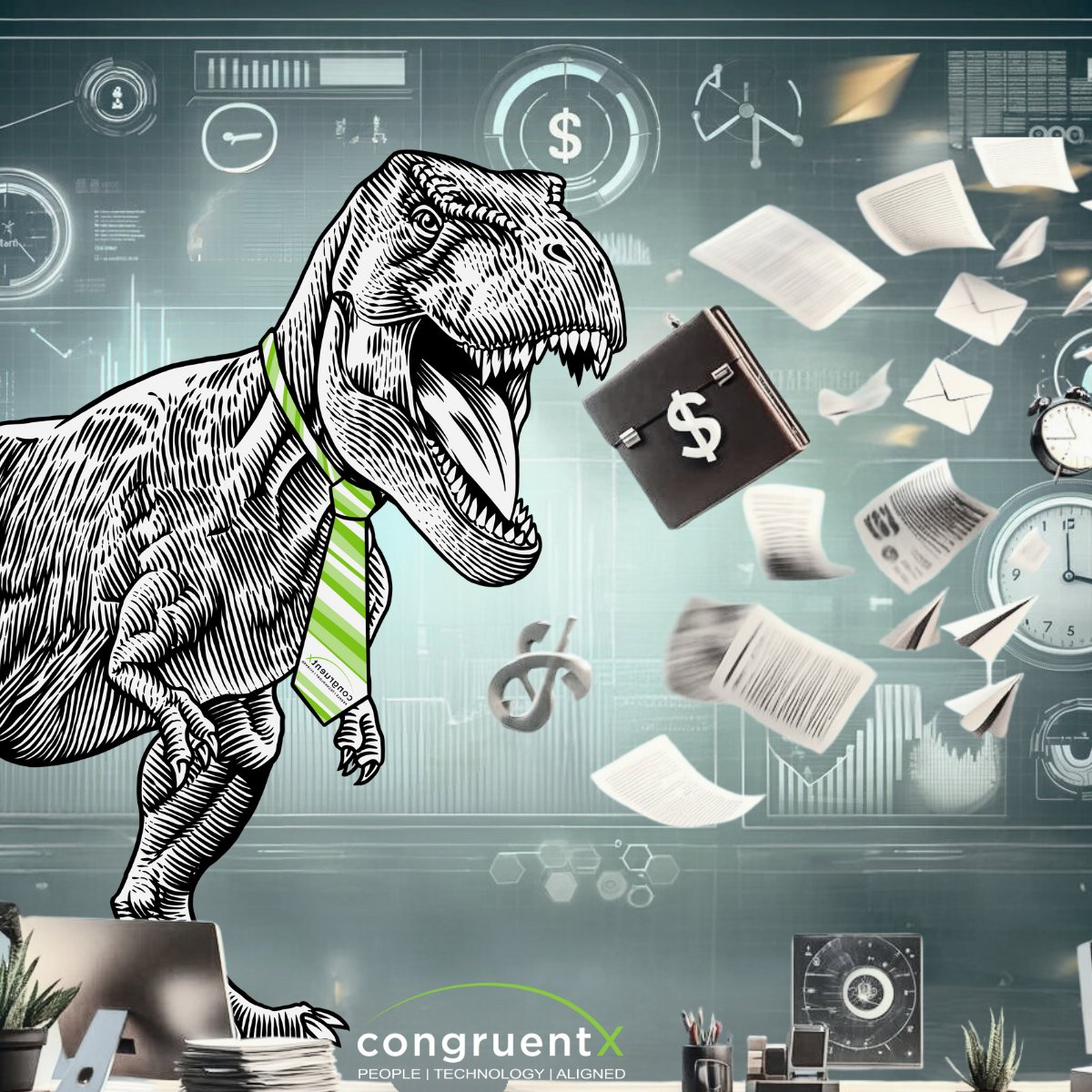 congruent_x's tweet photo. Happy T-Rex Tuesday! 🦖

Did you know that 34% of a seller's time is spent on admin tasks? Not for maX! He's all set to achieve bigger things with Copilot for Sales by his side.

#Efficiency #SalesInnovation #AI #Copilots #DialoguePrime #DialogueCopilot #congruentX https://t.co/m0D65RSl1P