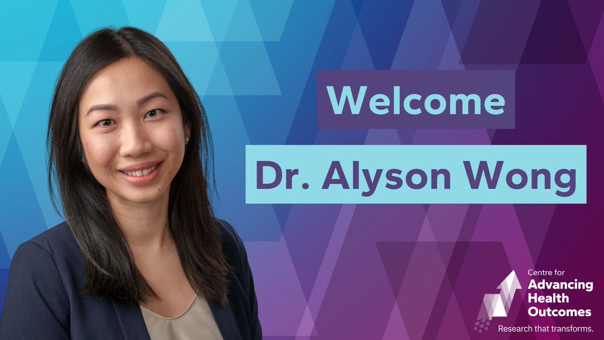 We are excited to welcome new Advancing Health Scientist Dr. Alyson Wong! advancinghealth.ubc.ca/team-member/al… Dr. Wong is a respirologist at St. Paul’s Hospital and Clinical Assistant Professor @UBCDoM. Her research interests include interstitial lung disease and economic evaluation.