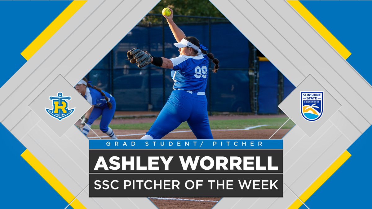 Congrats to Ashley Worrell on winning SSC Pitcher of the Week! ⚓

This week, Ashley threw a 14-inning shutout with a two-hit pitching the next game. Great job Ash! 👏

#anchordown #team3