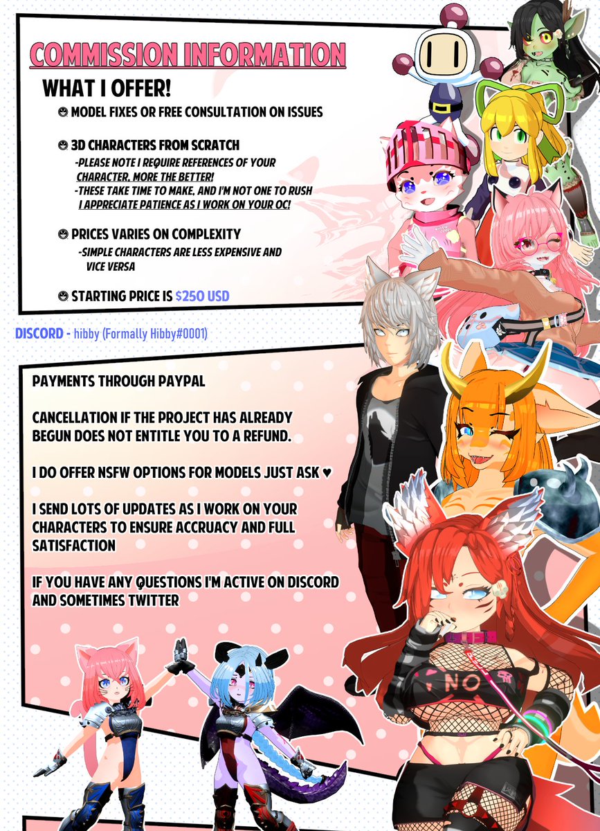 Hello friends, I have a single spot left open and super flattered by the support!

Here is my commission sheet if anyone is curious. 

Thank you! ♥