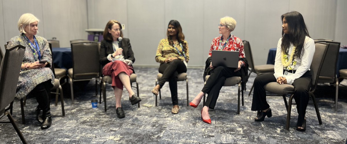 Thank you @cjeverett @meridity1 @ReachArthy @WFpedrad @ElizabethAnnIg1 for sharing your stories @ #ACR2024 #AAWR Power Hour - quite an illustrious group that convened: