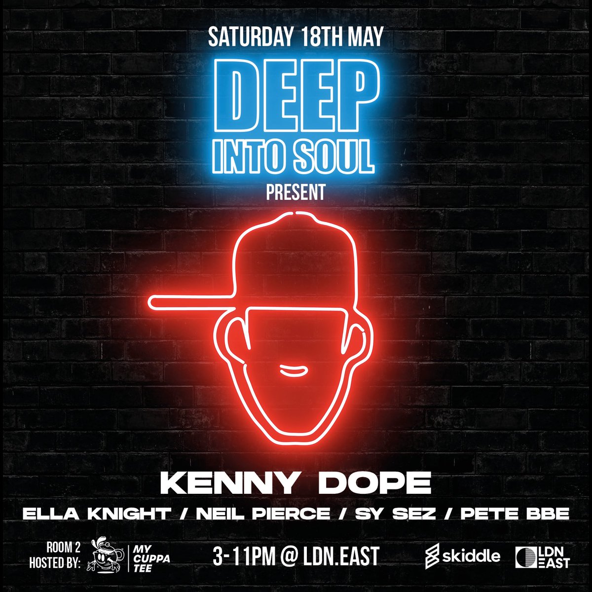Just over 4 weeks to go until we welcome house master @Kdope50 to LDN.East for @DeepIntoSoul on Sat 18th May 1500-2300 💥 Will we see you?? 🎫 skiddle.com/whats-on/Londo…