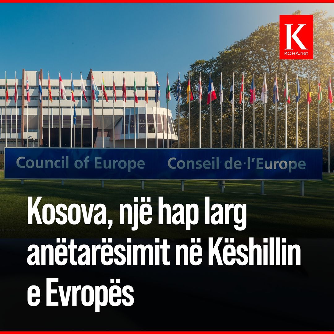🚨 [LAJMI I FUNDIT] 🚨 Asambleja Parlamentare i jep dritën e gjelbër anëtarësimit të Kosovës në Këshillin e Evropës Detajet 🖇 koha.net/r416566