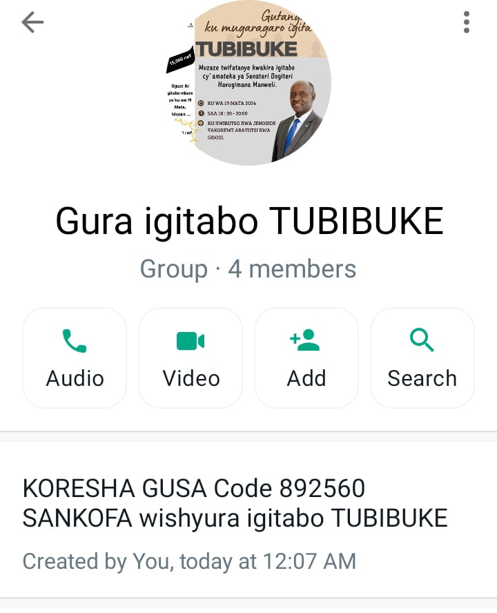 Ugishaka yakoresha MoMo: *182*8*1*892560# Sankofa Creatives Ltd. Kiragura 13,500 frw kugeza tariki 19/4/2024. Nyuma kizagurishwa 15,000 frw yonyine!😂