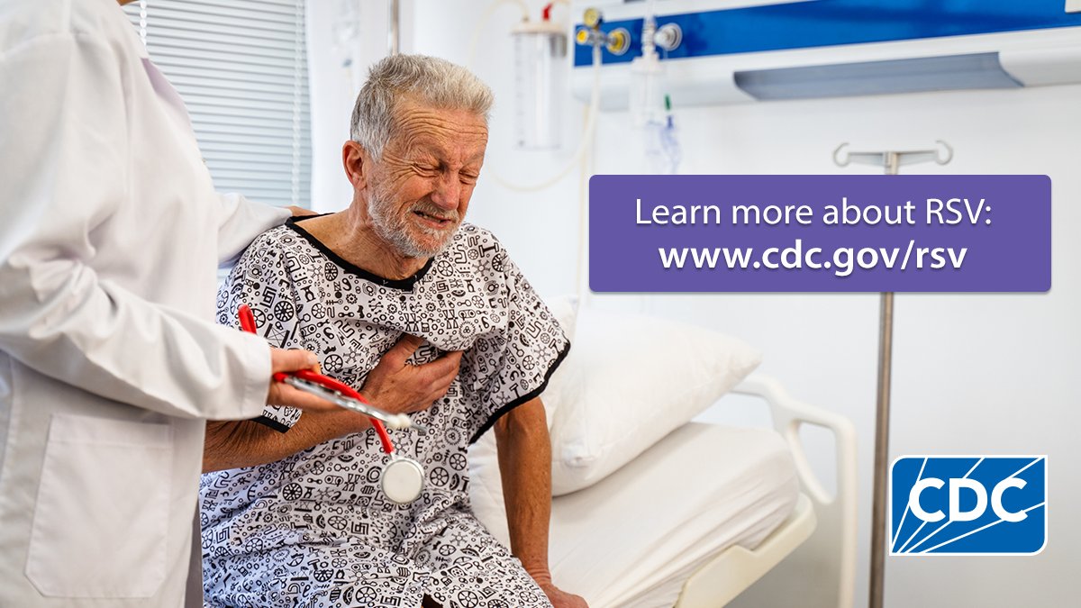 New CDC study finds that serious heart complications, including heart attacks and heart failure, occur frequently in adults 50 and over who are hospitalized with RSV. Read the full study here: bit.ly/3PZAn28