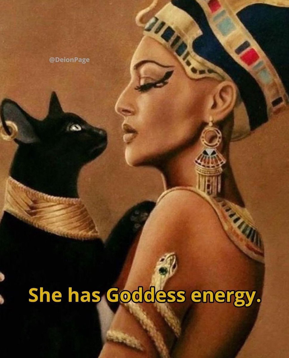 She has Goddess energy.