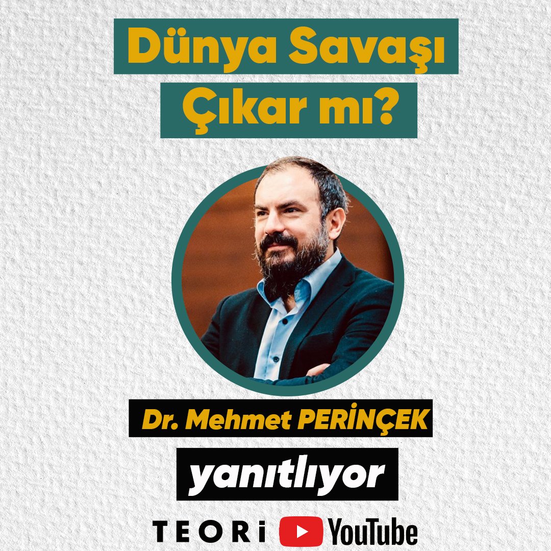 🔴TEORİ Yazı Kurulu Üyesi ve aynı zamanda Moskova Devlet Üniversitesi Öğretim Üyesi Dr. Mehmet Perinçek, uluslararası dengeler çerçevesinde herkesin sorduğu o soruyu yanıtlıyor: Dünya savaşı çıkar mı? Dr. Mehmet Perinçek, ideolojik ve ekonomik boyutlarıyla günümüz dünyasını…