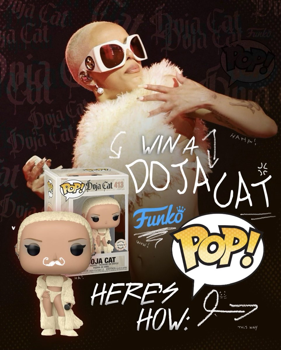 TheKittensRoom's tweet photo. WIN A DOJA CAT FUNKO POP! 🐈

To enter:
1. Follow both us and @funko 
2. Retweet &amp; tag two friends 
3. Enable our post notifications

Ends 4/22. International fans are welcome https://t.co/gzOopCyB4q