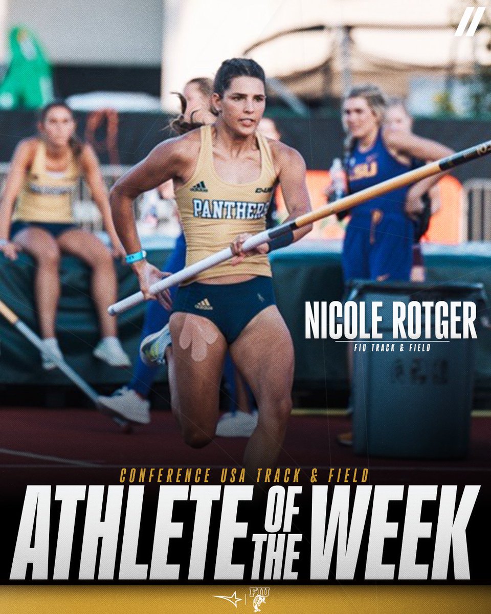 Conference USA (@conferenceusa) on Twitter photo πββοΈ FIELD ATHLETE OF THE WEEK πββοΈ
presented by Blenders Eyewear //
π
Nicole Rotger, <a href="/FIUTrackXC/">FIU Track & Field</a>
#NoLimitsOnUs | bit.ly/3xEsZmC πββοΈ FIELD ATHLETE OF THE WEEK πββοΈ
presented by Blenders Eyewear //
π
Nicole Rotger, <a href="/FIUTrackXC/">FIU Track & Field</a>
#NoLimitsOnUs | bit.ly/3xEsZmC