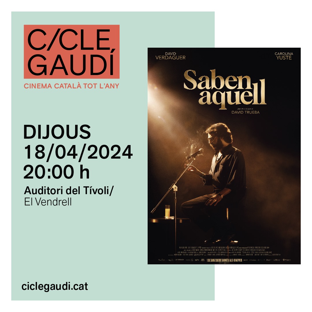 Aquest dijous, cinema al Tívoli! Podeu comprar les entrades prèviament a temporada.cat, o bé abans de començar, al mateix Auditori