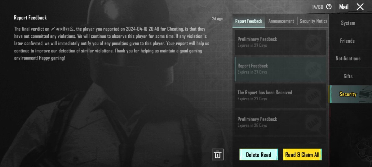 82100SRB's tweet photo. @BattlegroundmIn 
Here is the reported player and the details of their all. and reply of bgmi also that they have not violated ,and I'm now uninstalling because of this type of hacker doesn't get banned and even I have poco f5 .what kind of smartphone should user buy fr zero lag? https://t.co/836qArwOaZ