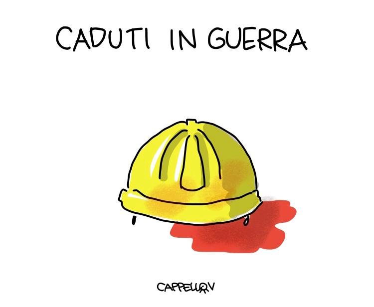 Lamezia Terme Si chiamava Antonio aveva 66 anni e faceva l'operaio. A febbraio rimase ferito gravemente durante i lavori di ristrutturazione in comune. Ieri è morto in ospedale. #MorireDiLavoro una guerra che non frega un cazzo a nessuno.