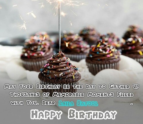 May Allah Almighty be with you every way, May Allah Almighty bless you all the way, May Allah Almighty bless you mighty kind, May all your wishes come true, May you get to smile all day, And happiness never leaves your side. Happy Birthday @Laila26B ❤️ #HappyBirthdayLailaKhan