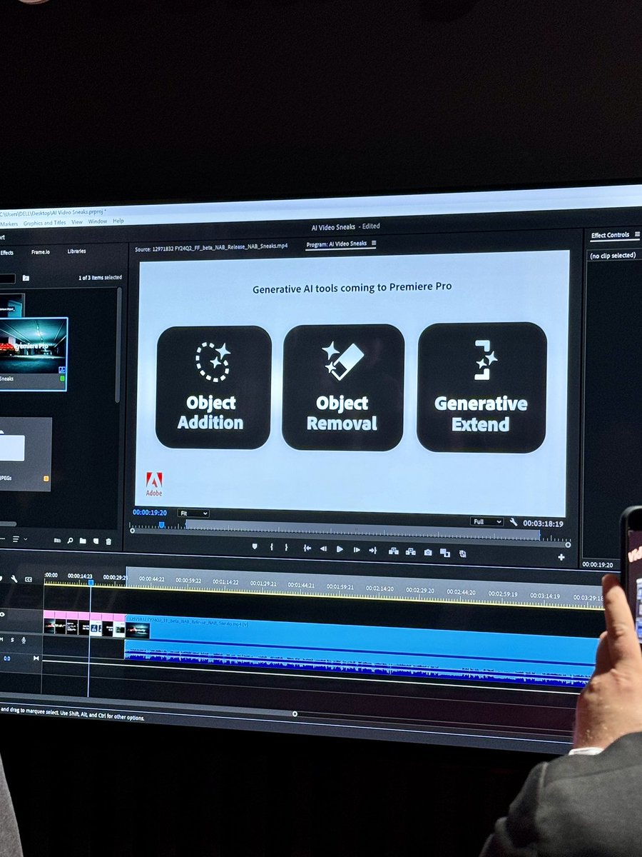 Interesting upcoming editing tools for @Adobe #PremierePro Impressive! @NABShow @nabtweets