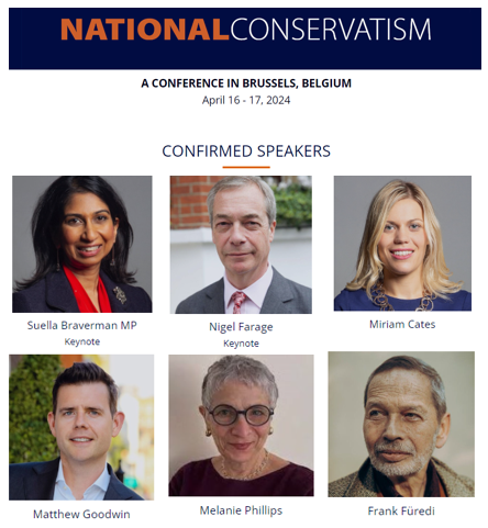 #THREAD One speaker is under investigation for right-wing extremism, others argue the Christchurch mosque shooter 'had legitimate concerns', gay marriage is 'a destructive experiment', & the 'Great Replacement' conspiracy theory is real! The far-right ♥️ #NatCon Who funds it?