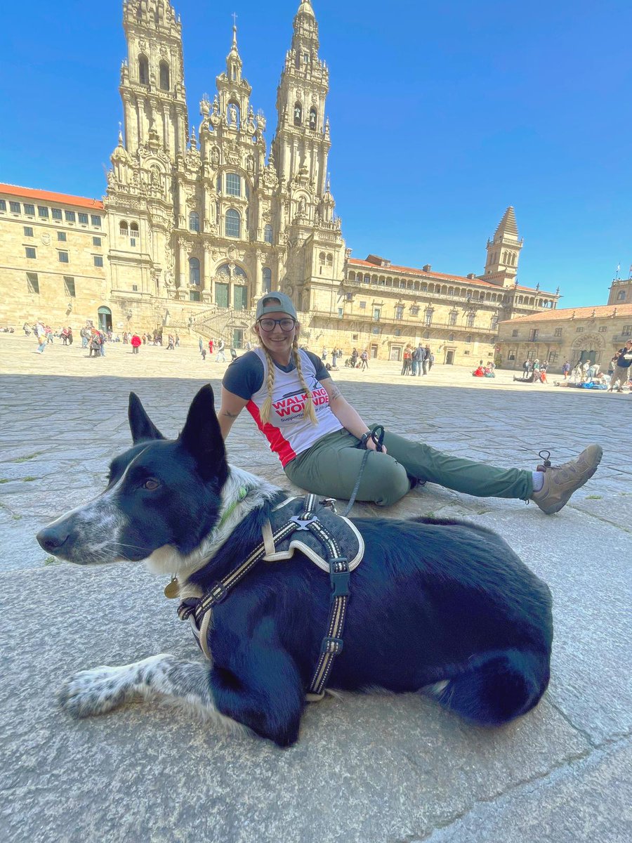 After 10 days and mere 260 kilometres hiking through some of the most spectacular scenery former URNU Northumbria CO has completed the Camino de Santiago. They did this amazing challenge to raise money for both @RNRMC & @supportthewalk BZs all round justgiving.com/page/flo-and-m…