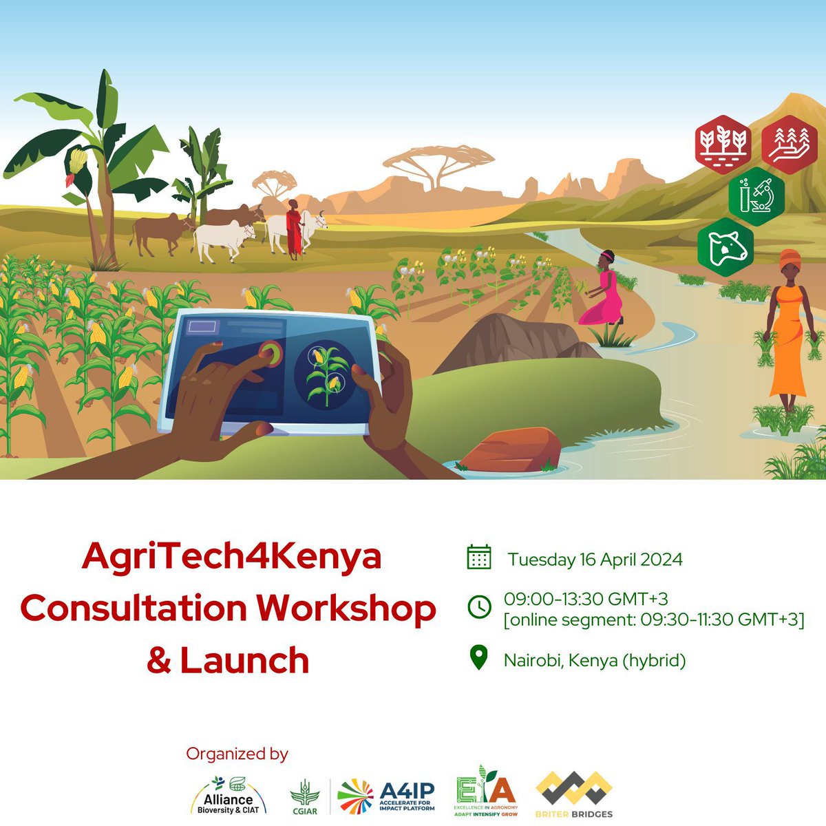 Food Systems | #AgriTech4Kenya Shaping the future of agriculture in Kenya! Nixon Gecheo's opening remarks at the AgriTech4Kenya Consultation Workshop & Launch today paved the way for meaningful dialogue on agri-food and climate-tech innovations. Embracing a participatory…
