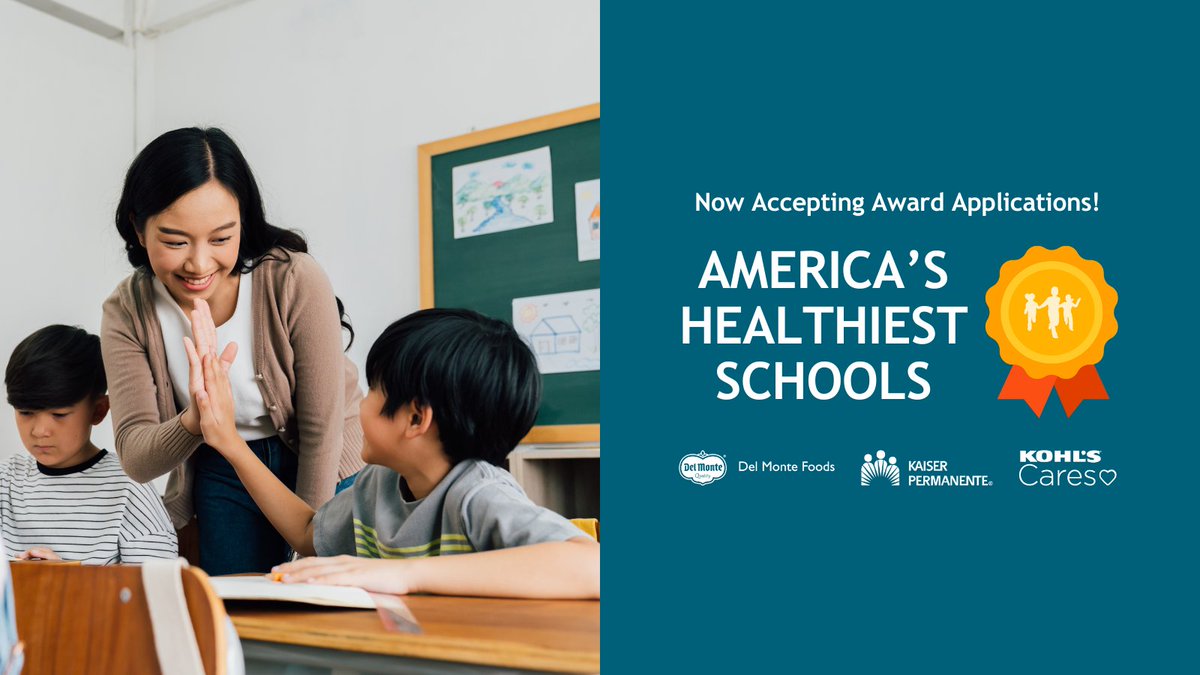 The deadline is here! Today is the LAST DAY to submit your application for the 2024 #HealthiestSchools award! Complete your application here 👉 healthiergeneration.org/award.