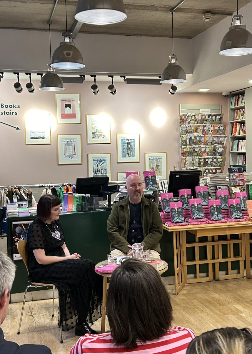 Packed house tonight at @LRBbookshop for @sineadgleeson in conversation with wonderful @Doug_D_Stuart talking all things HAGSTONE 🌊 @4thEstateBooks @rcwlitagency