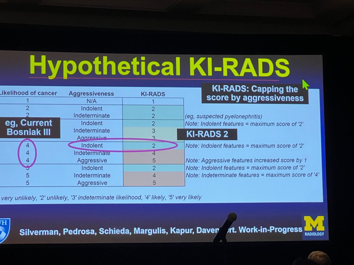 🌟 Predicting the aggressiveness of RCC is crucial, and it's not just about solid vs. cystic masses vs clear cell/not. Kudos to Matt Davenport, Stu Silverman and team embarking on proposal for KI-RADS system at #SAR24! A game-changer in renal diagnostics. 👏🔬 @SocietyAbdRad