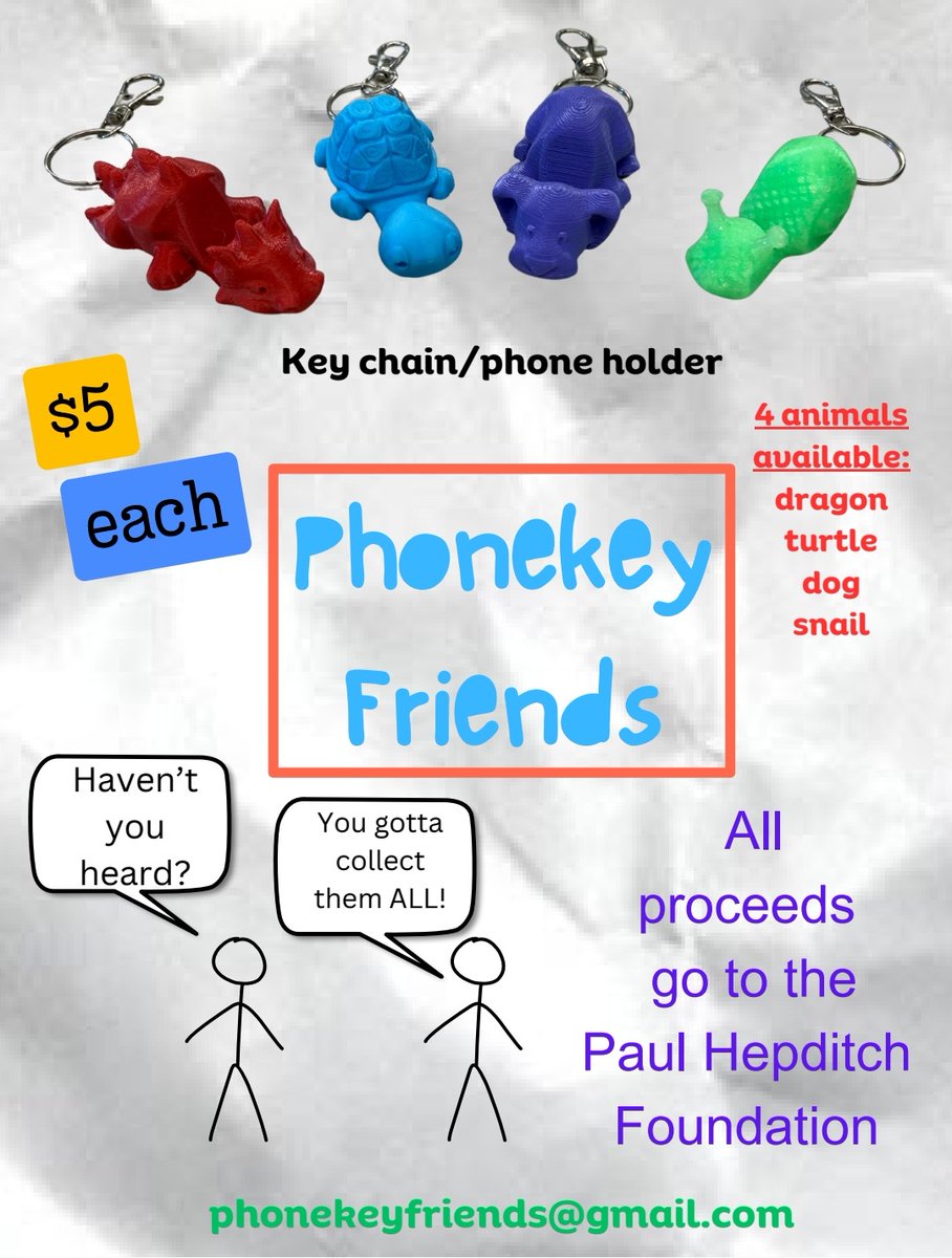 CCLoughlin's tweet image. Our grade 4 French Immersion classes have started a company called Phonekey Friends. All proceeds are going to charity - the Paul Hepditch Foundation. You can purchase them @ the school or @ various businesses around Corner Brook &amp;amp; Steady Brook. #keychain #phoneholder #twoinone