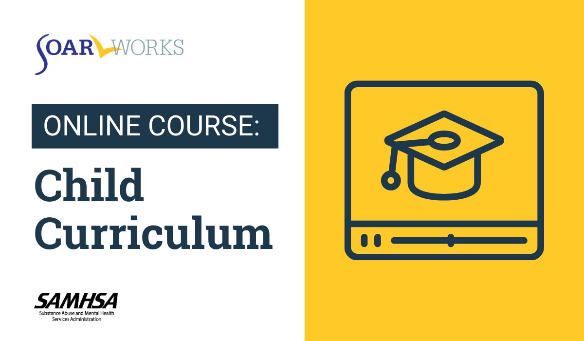 Assist eligible children experiencing or at risk of homelessness with this FREE online course. The SAMHSA SOAR TA Center’s Online Course: Child Curriculum offers caseworkers tools to secure SSI benefits for children and youth. Check it out: soarworks.samhsa.gov/course/soar-on…