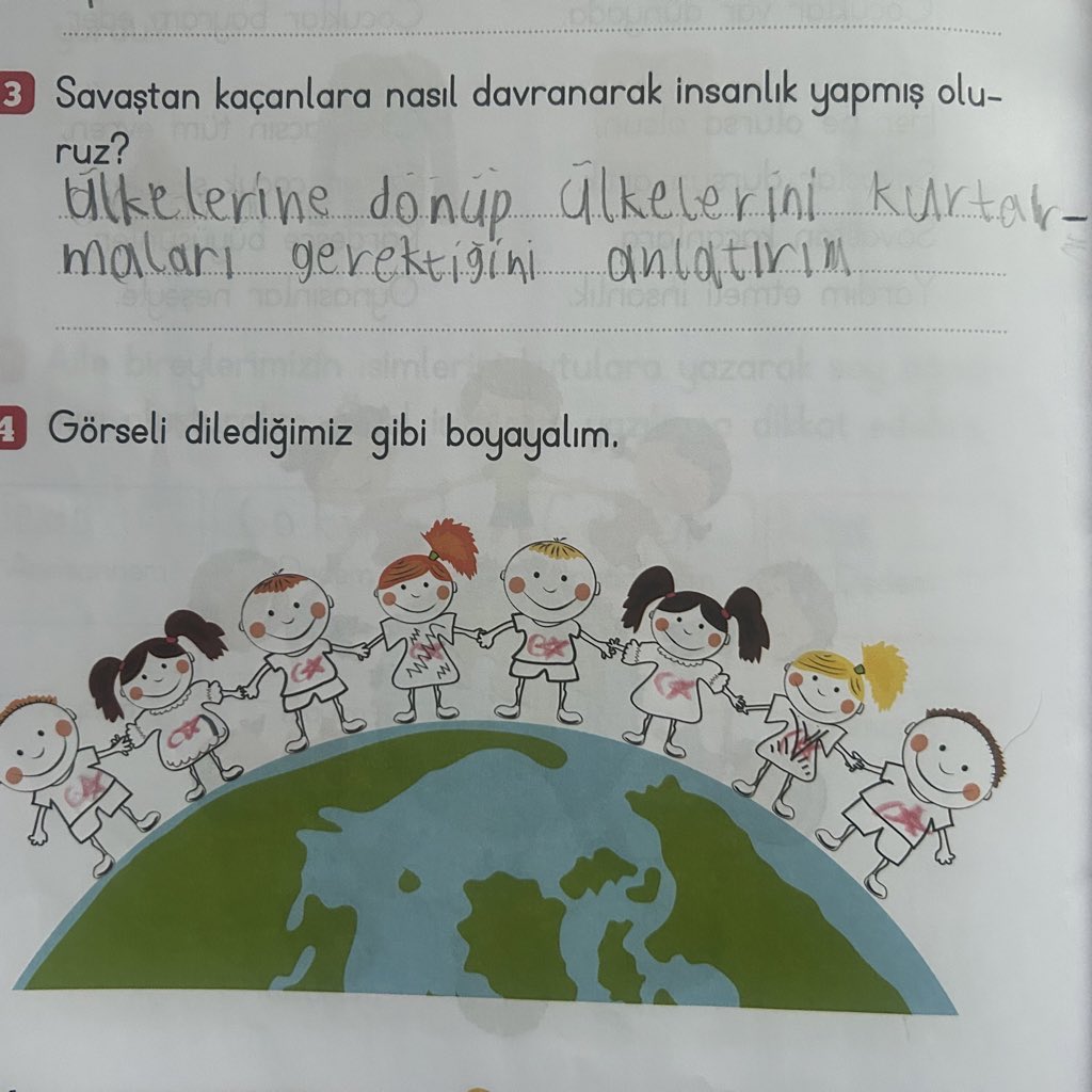 1. Sınıf öğrencisine sorulan soru ve Türk evladının soruya verdiği harika cevap 🇹🇷