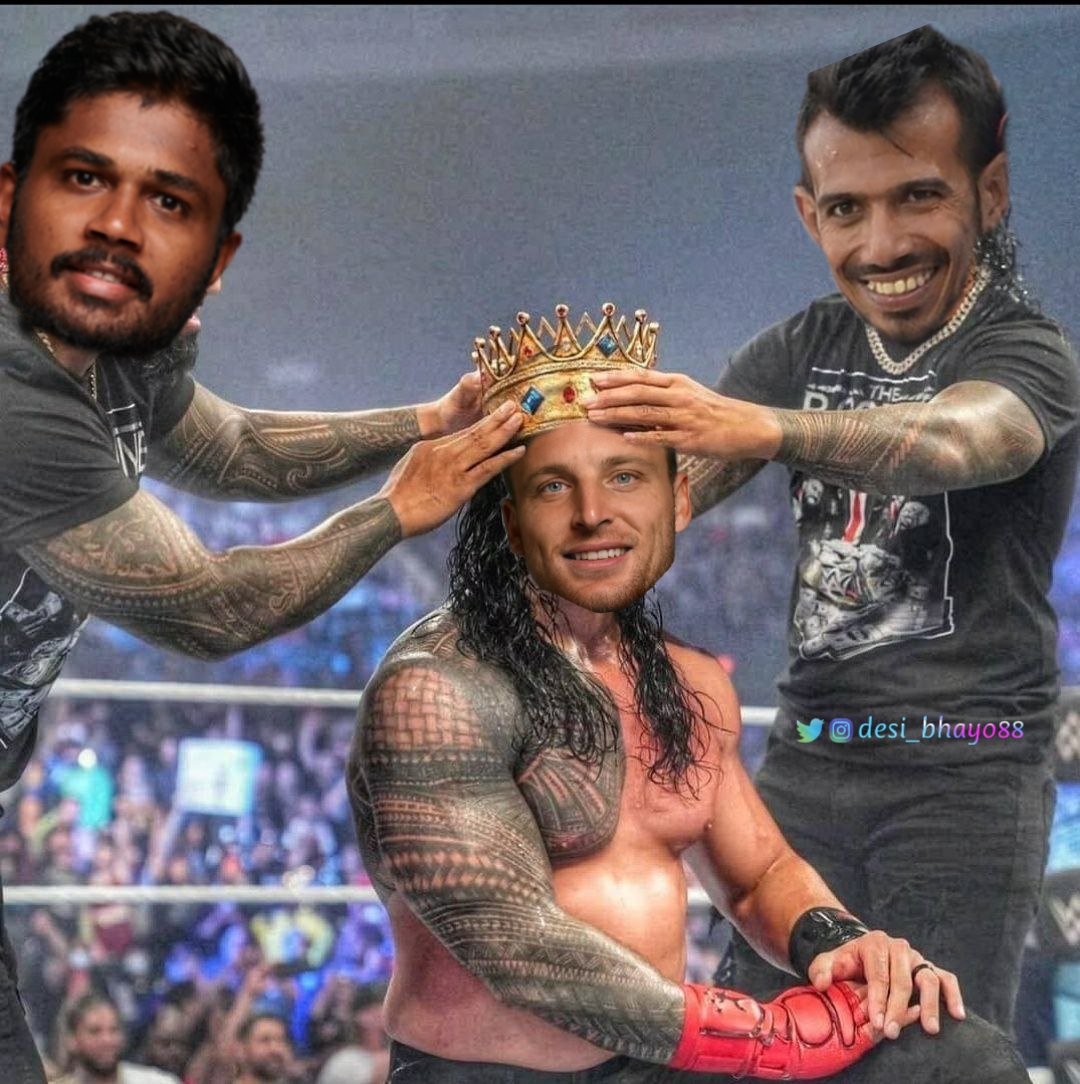 kamal_bmr's tweet photo. Scenes in dressing room with Buttler 
#KKRvRR
#KKRvRR
#josstheboss https://t.co/sYaYIQWYKY