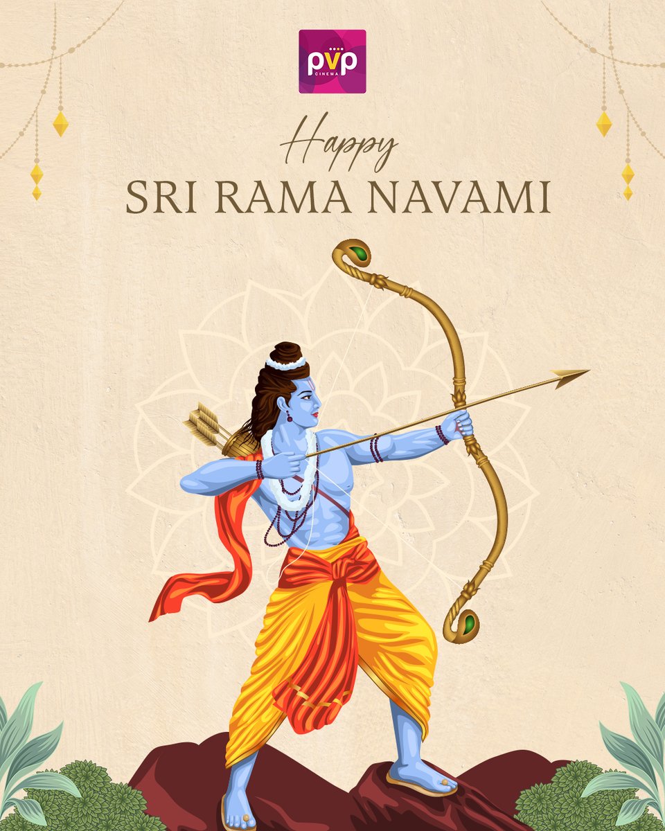 Happy #SriRamaNavami to all 🏹 May the divine grace of Lord Rama fill your hearts with peace and harmony 🙏🫶