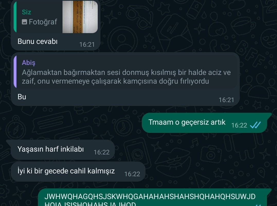 xdreamfire's tweet photo. @isilay_bkkloglu Abim de aynı fikirde hsusıdıf https://t.co/hBB1lwY9Bl