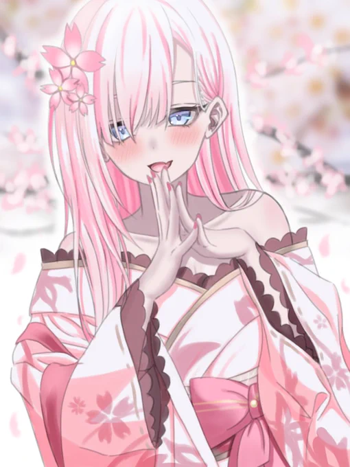 さくら色に...#Torakoart 