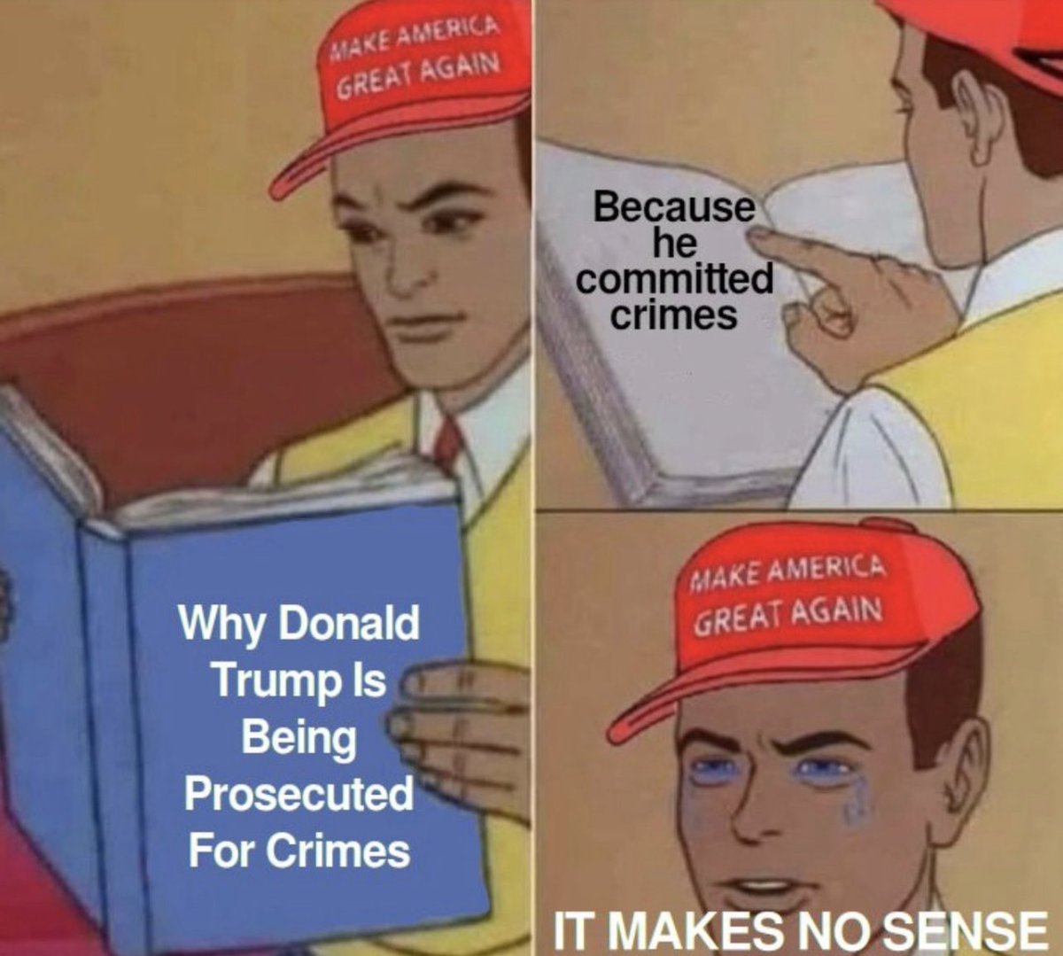 @TrumpDailyPosts I apologize for posting this so many times but it's so relevant these people don't get how our justice system works.