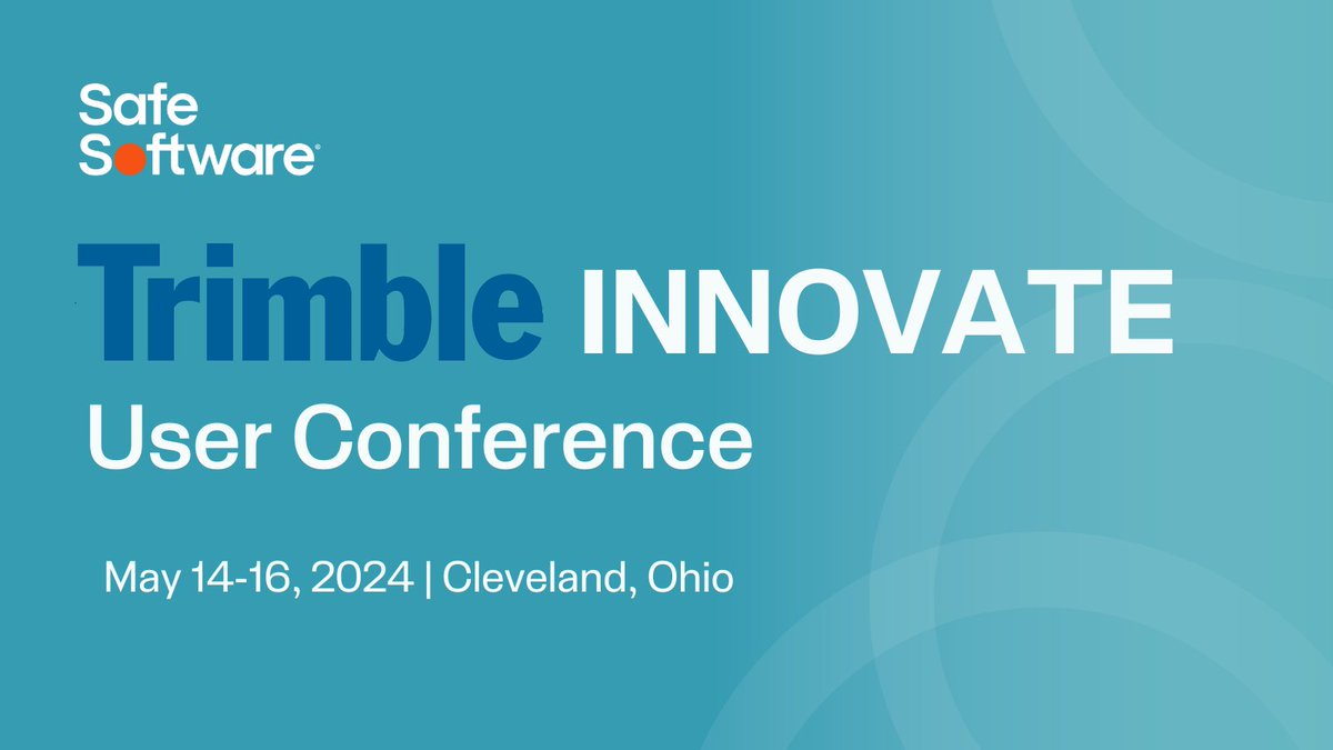 We're thrilled to be Gold Sponsors at Trimble INNOVATE 2024 in Cleveland, May 14-16! ⭐ Visit us at booth #432 to discover how FME’s innovative approach to spatial data elevates enterprise integration with e-Builder. See you there! #TrimbleInnovate #Innovate2024