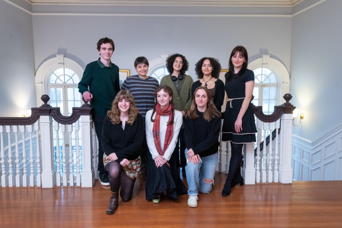 Thank you to our brilliant Student Fellows who have organized this year's 'Courage To Be' and 'Autonomies' speaker series, under the guidance of HAC Director of Academic Programs, @jana_m_mader. Learn more about our Student Fellows here: hac.bard.edu/fellowships/st…