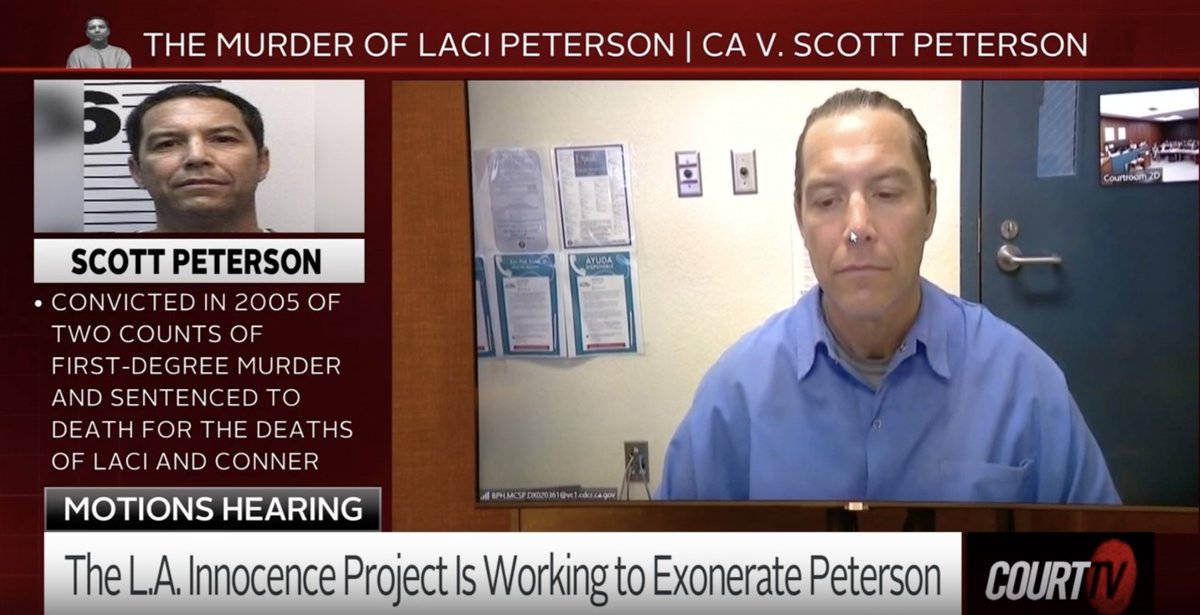 #ScottPeterson's hearing is LIVE after the judge ordered to not air anything until the end.

The convicted killer is asking to seal the identity of witnesses. This is all part of an effort to exonerate him in the murder of his pregnant wife.

Watch #CourtTV LIVE NOW -