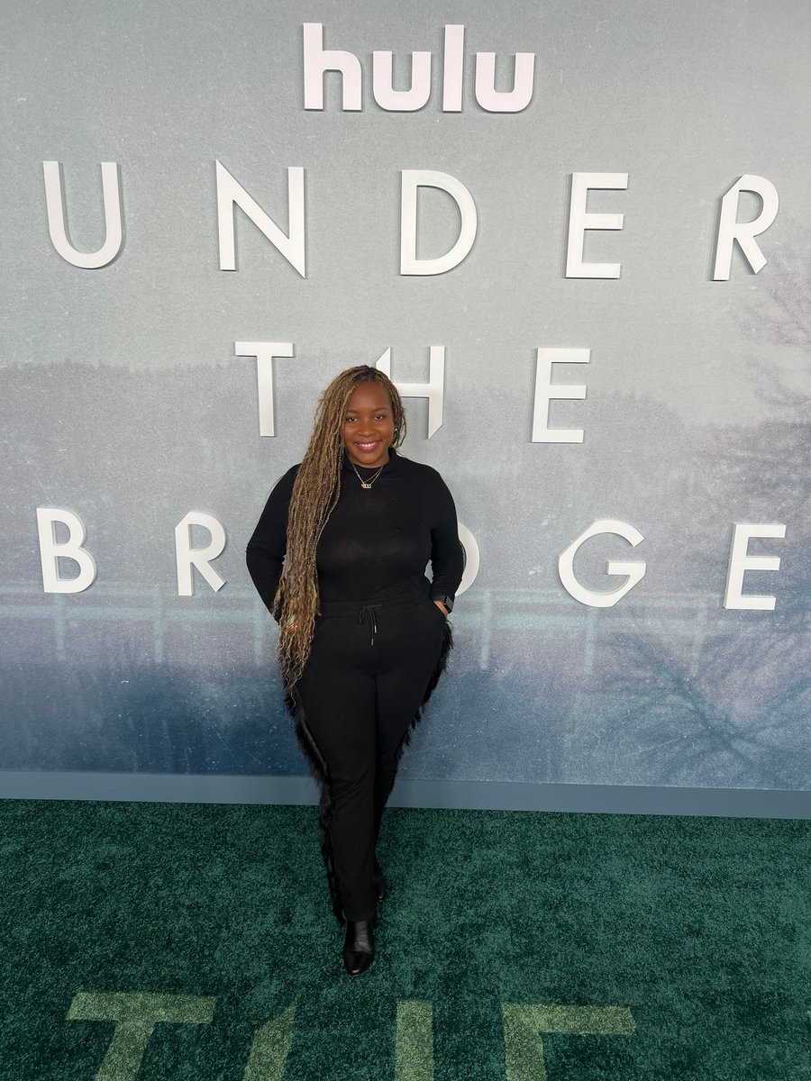 KeyKeyBoomBoom's tweet photo. Last night at the #UndertheBridge screening ! If you’re a true crime fan, the show premieres this Wednesday on @hulu and follows the story of 14 year old #ReenaVirk https://t.co/gkHCe6kAGN