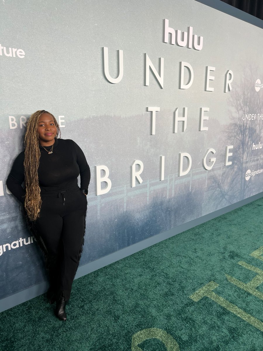 KeyKeyBoomBoom's tweet photo. Last night at the #UndertheBridge screening ! If you’re a true crime fan, the show premieres this Wednesday on @hulu and follows the story of 14 year old #ReenaVirk https://t.co/gkHCe6kAGN