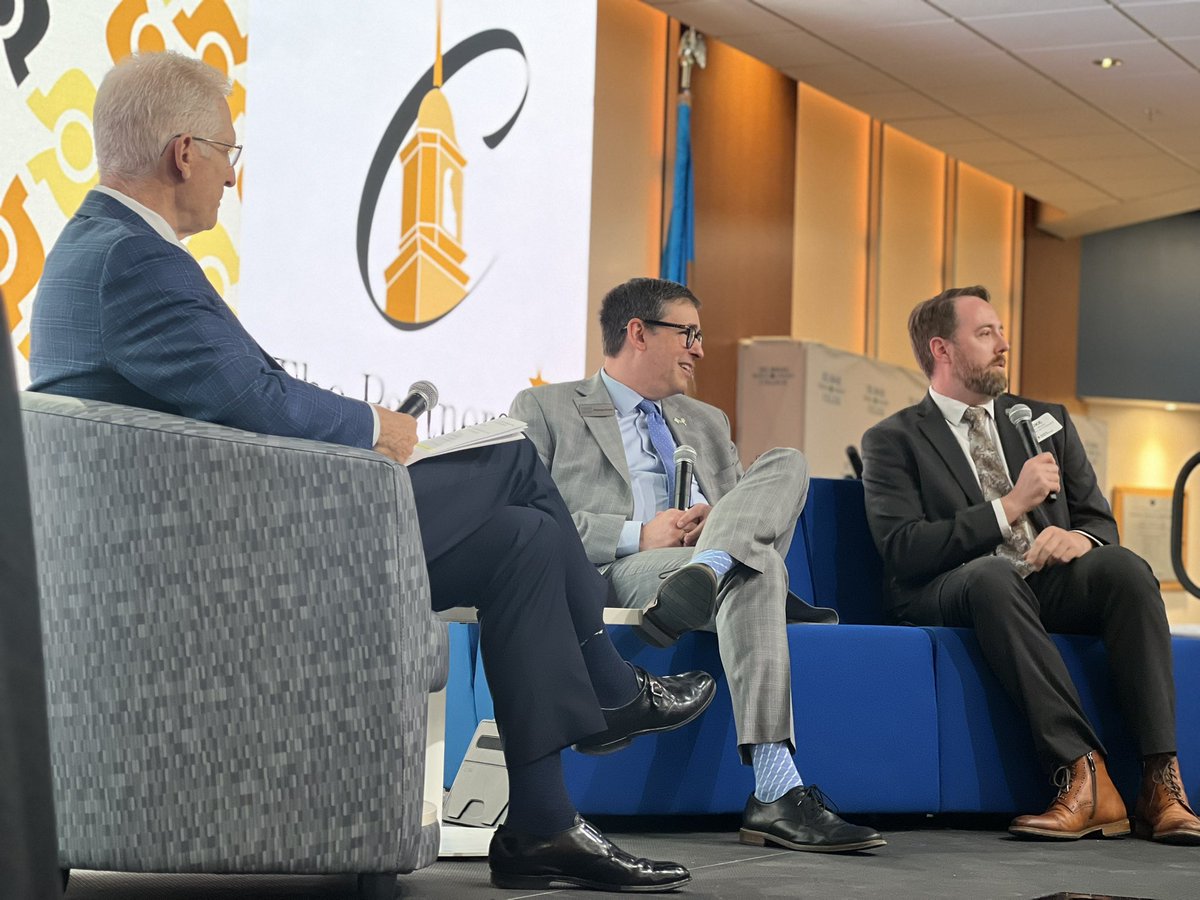 DEStateChamber's tweet photo. “As long as we operate as ‘me vs. me,’ we’ll continue to have islands of excellence and not SYSTEMS of excellence.”
Concluding the #DEWorkforceSummit is a fireside chat between DSCC President Mike Quaranta, Stephen Pruitt, and Luke Rhine
#netde #debiz https://t.co/8AWsjCXywT