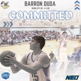 Congrats to our guy @BarronDuda on his commitment to @NEOMensBBall